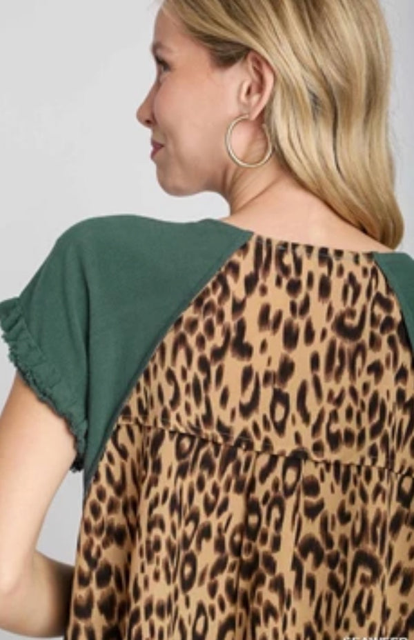Leopard Back Shirt